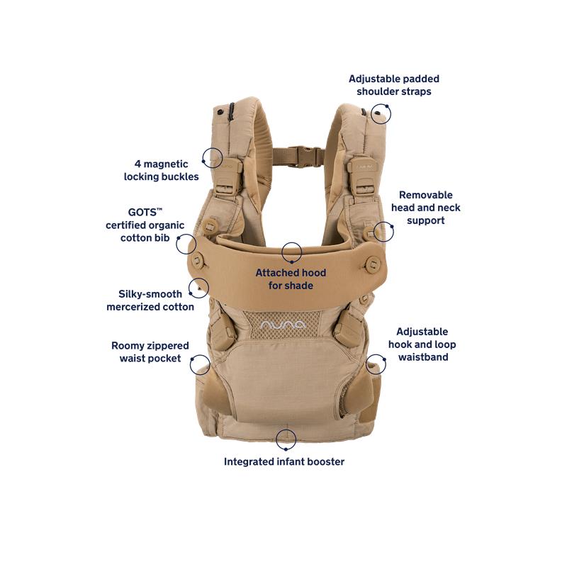 Ergonomic Baby Carrier Beige 6