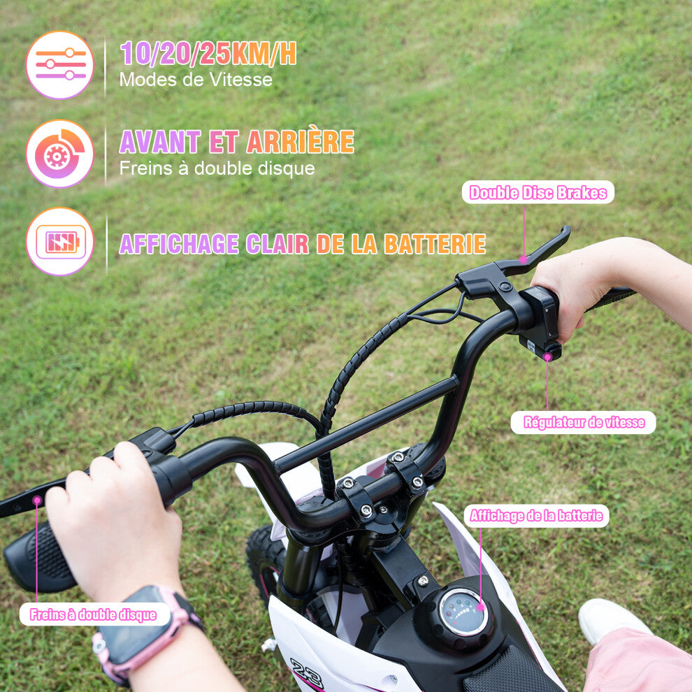 EVERCROSS EV65M Electric Bike in Pink for Kids 7
