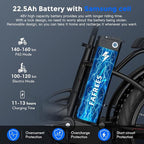F20 MAX Electric Bike in White, Black, and Red colors 2