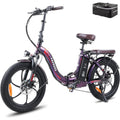 F20 Pro Stylish Electric City Bike in Violet color