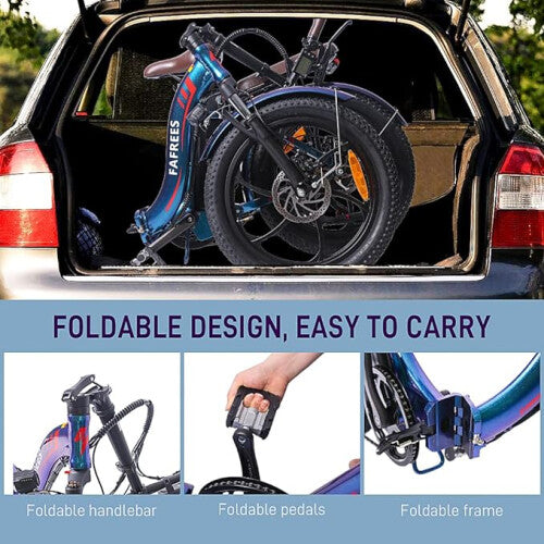 F20 Pro Stylish Electric City Bike in Violet color 5