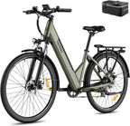 F28 PRO Exceptional Electric Bike in Thyme Green and Bronze colors.