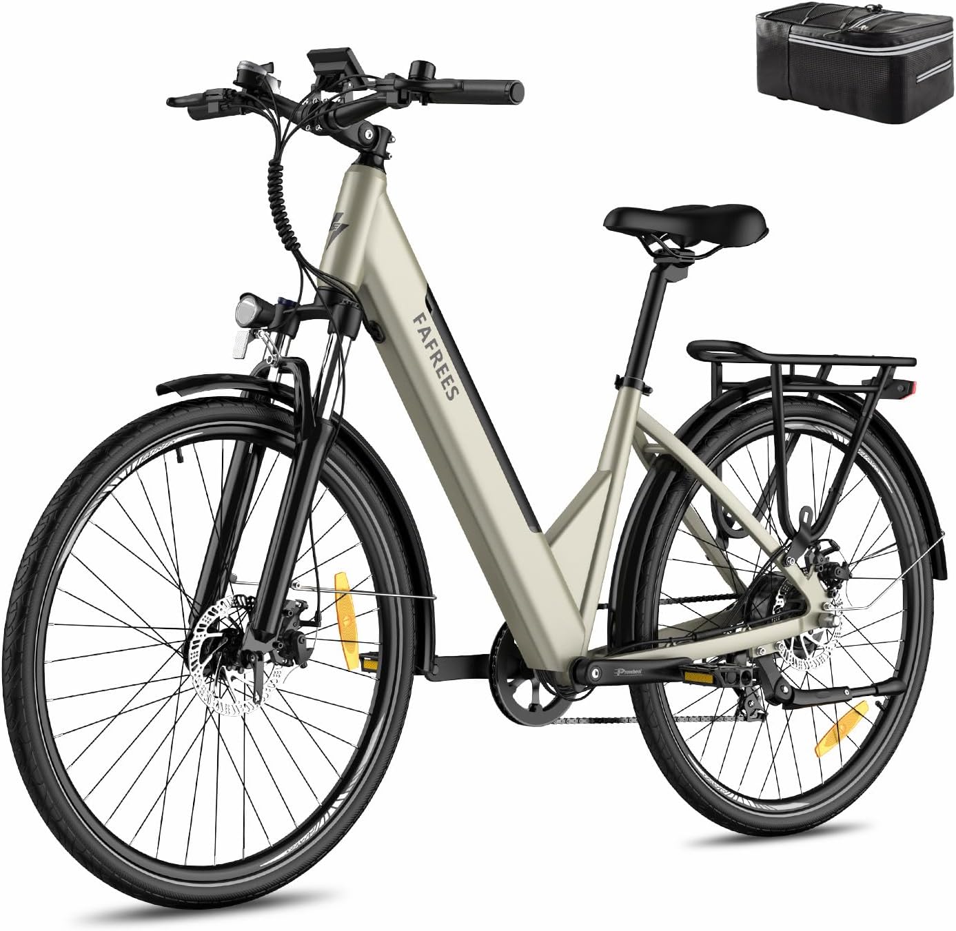 F28 PRO Exceptional Electric Bike in Thyme Green and Bronze colors. 10