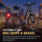 F28 PRO Exceptional Electric Bike in Thyme Green and Bronze colors. 7