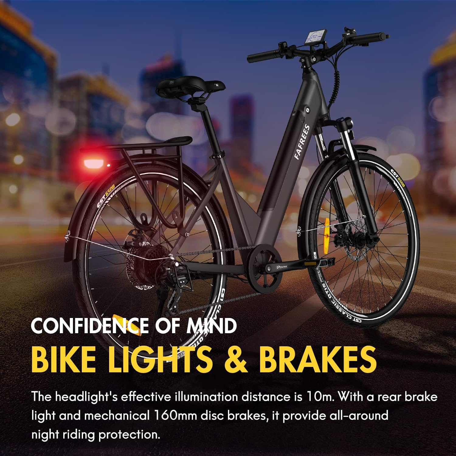 F28 PRO Exceptional Electric Bike in Thyme Green and Bronze colors. 7