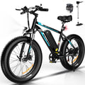 BK15 Fat Tyre Electric Bike in black with powerful features.