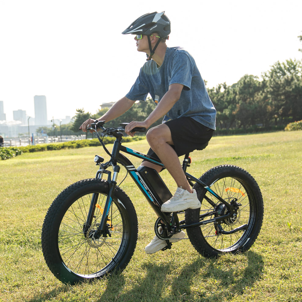 BK15 Fat Tyre Electric Bike in black with powerful features. 7