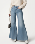 Alana Flared Jeans with Washed Finish for women