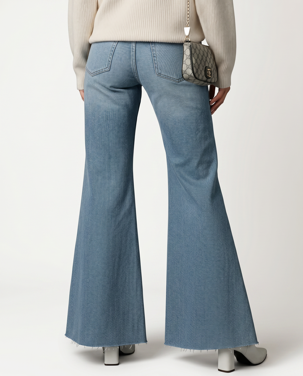 Alana Flared Jeans with Washed Finish for women 2