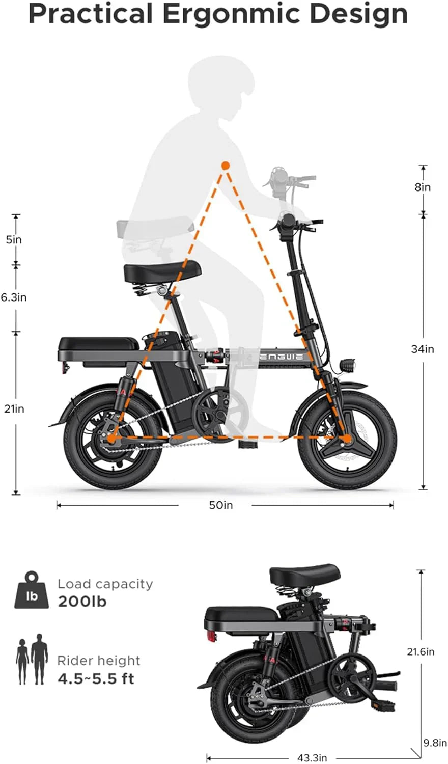 Folding E Bike in various colors for urban commuting 5