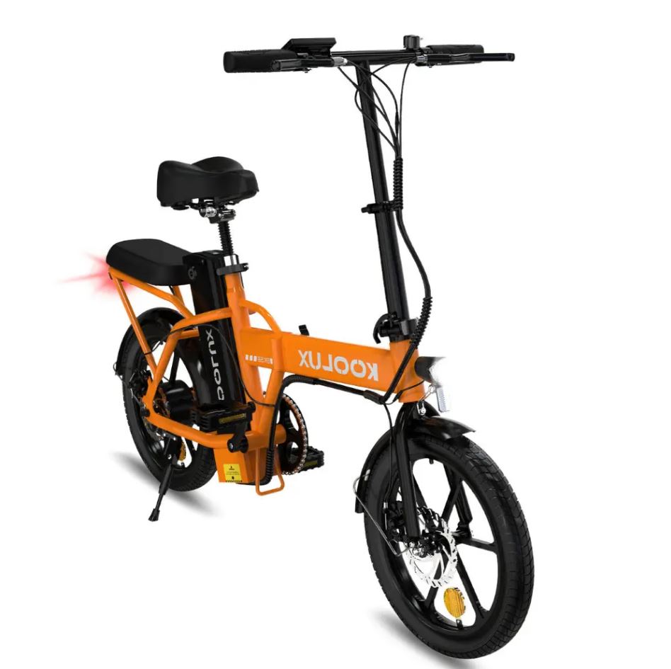 Folding E Bike in black color, perfect for urban commuting. 5