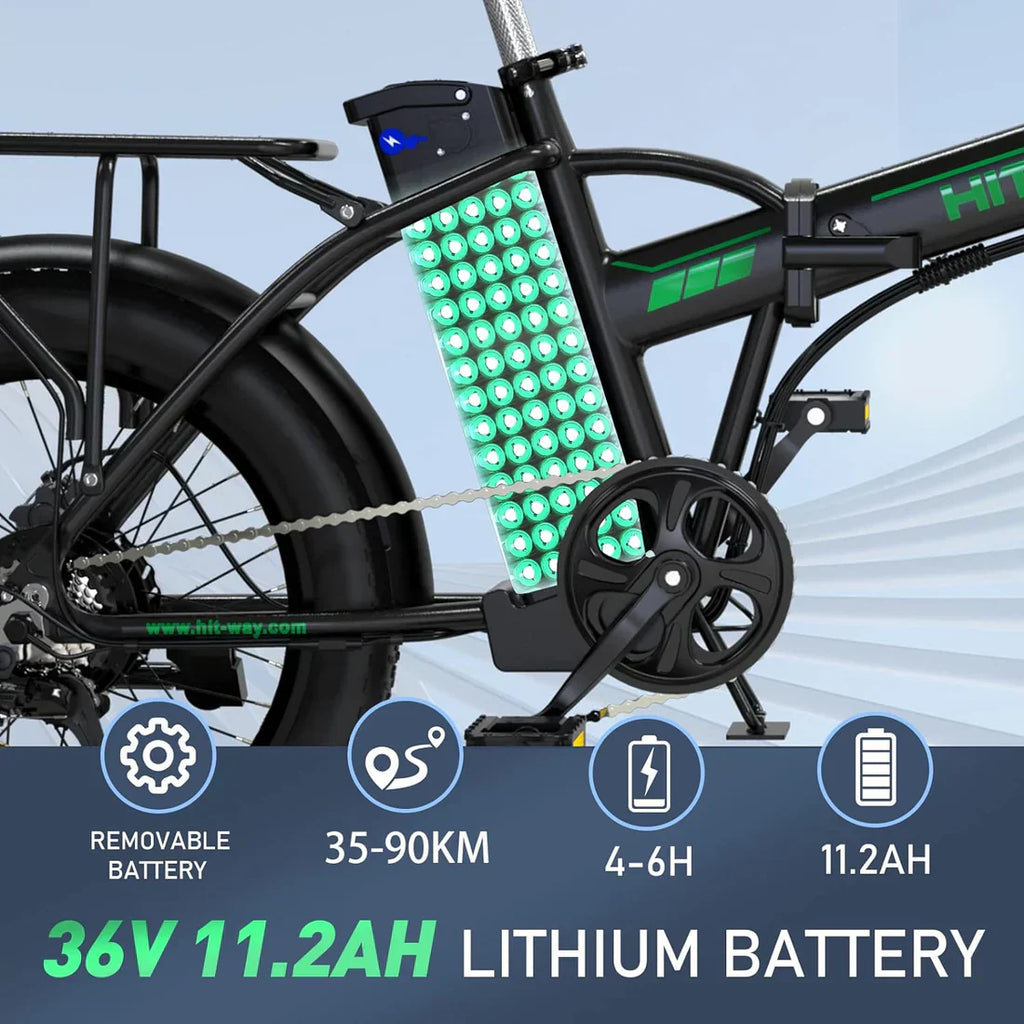 Compact Folding Electric Bike for urban commuting and adventures. 2