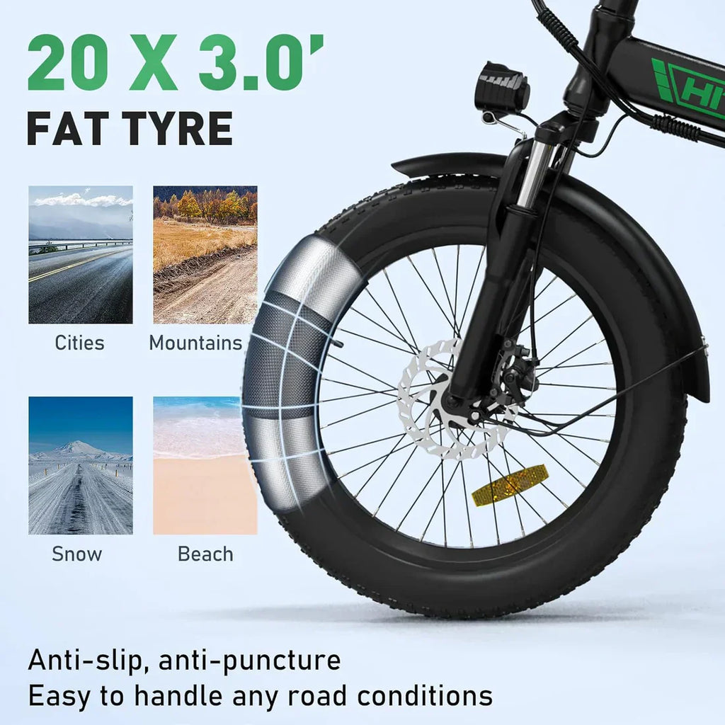 Compact Folding Electric Bike for urban commuting and adventures. 3