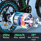 Compact Folding Electric Bike for urban commuting and adventures. 4
