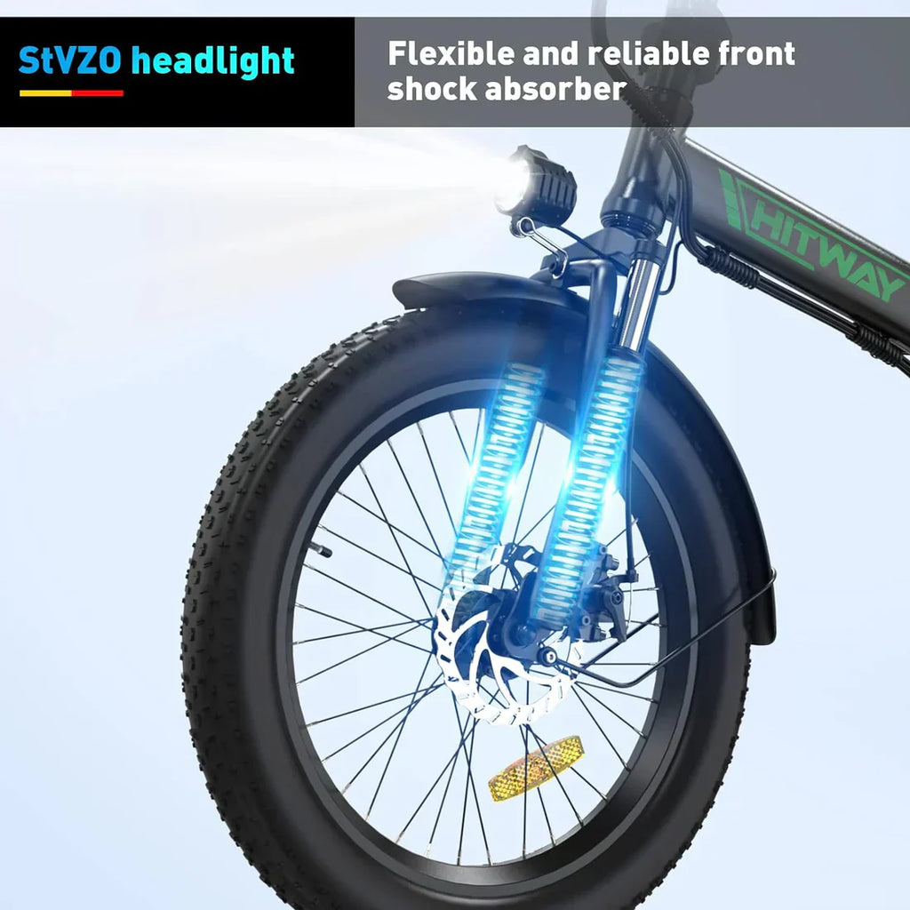 Compact Folding Electric Bike for urban commuting and adventures. 6