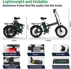 Compact Folding Electric Bike for urban commuting and adventures. 7