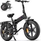 Folding Electric Bike in Black, White, and Red colors with powerful features.