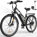 Hitway EBike BK27 in stylish black and white design.