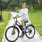 Hitway EBike BK27 in stylish black and white design. 3