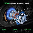 Hitway Electric Bike BK10 in green and orange with stylish design and eco-friendly features. 5
