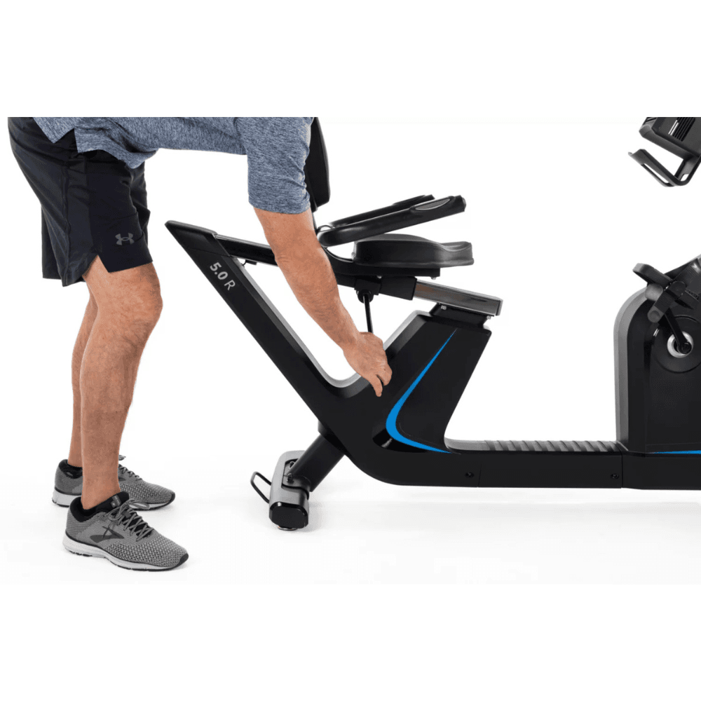 Horizon Fitness 5.0R Recumbent Exercise Bike for comfortable workouts 10