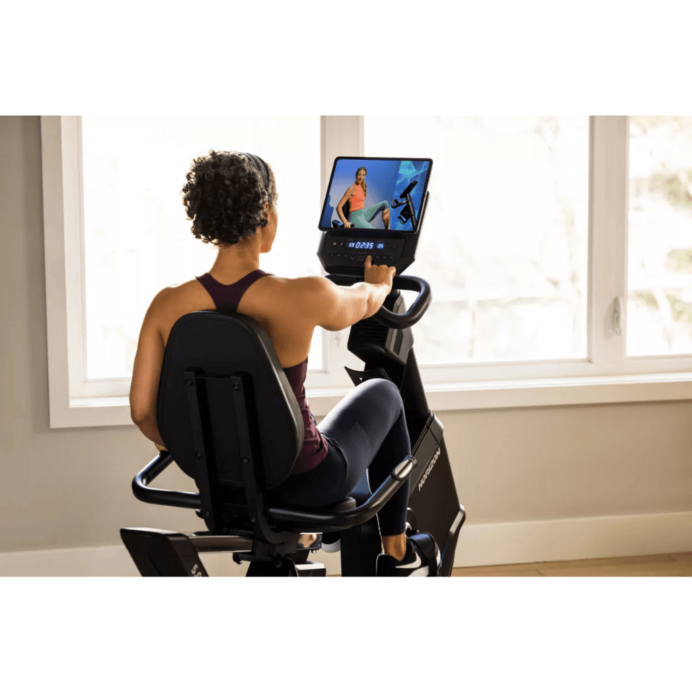 Horizon Fitness 5.0R Recumbent Exercise Bike for comfortable workouts 6