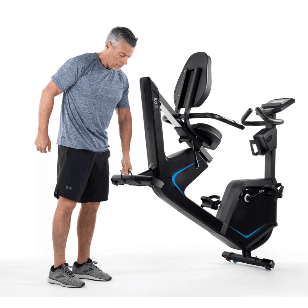 Horizon Fitness 5.0R Recumbent Exercise Bike for comfortable workouts 7