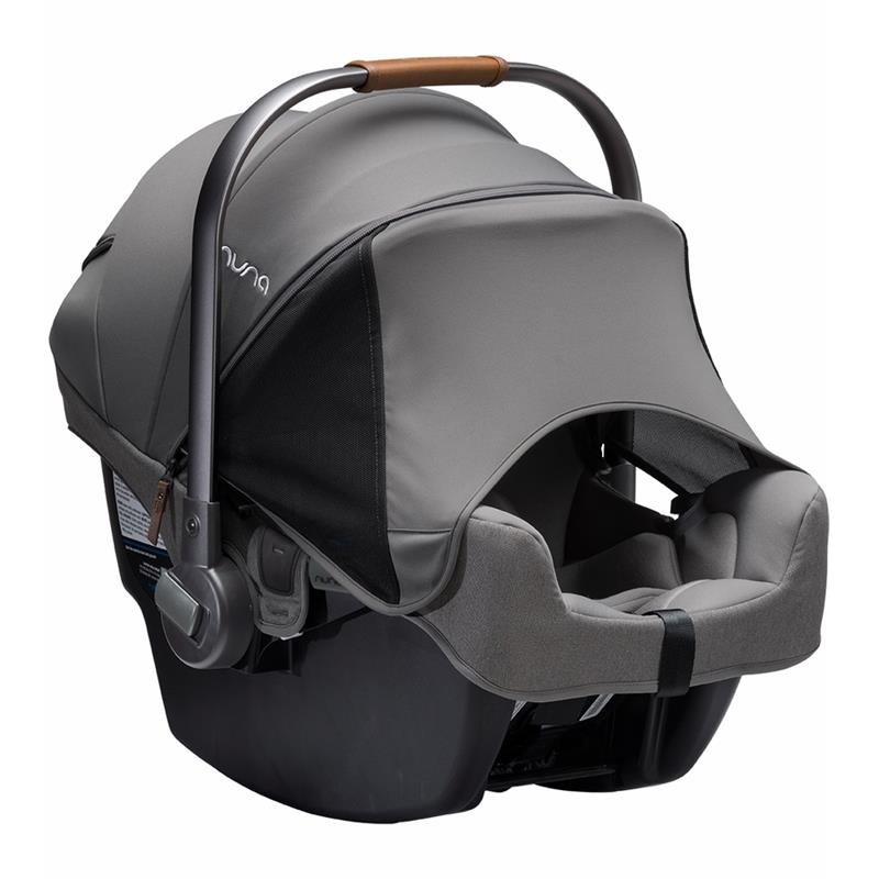 Infant Car Seat with Adjustable Base and Safety Features, Gray 10