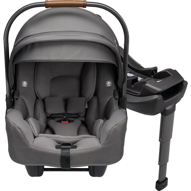 Infant Car Seat with Adjustable Base and Safety Features, Gray 11