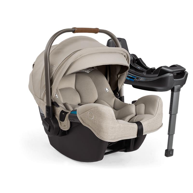 Infant Car Seat Beige with Adjustable Base 3