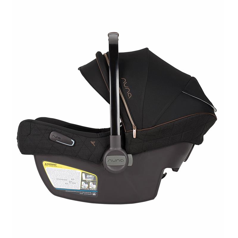 Infant Car Seat with Base and Magnetic Harness Holders in Black 3