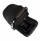 Infant Car Seat with Base and Magnetic Harness Holders in Black 4
