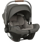 Infant Car Seat Gray with Base and Safety Features