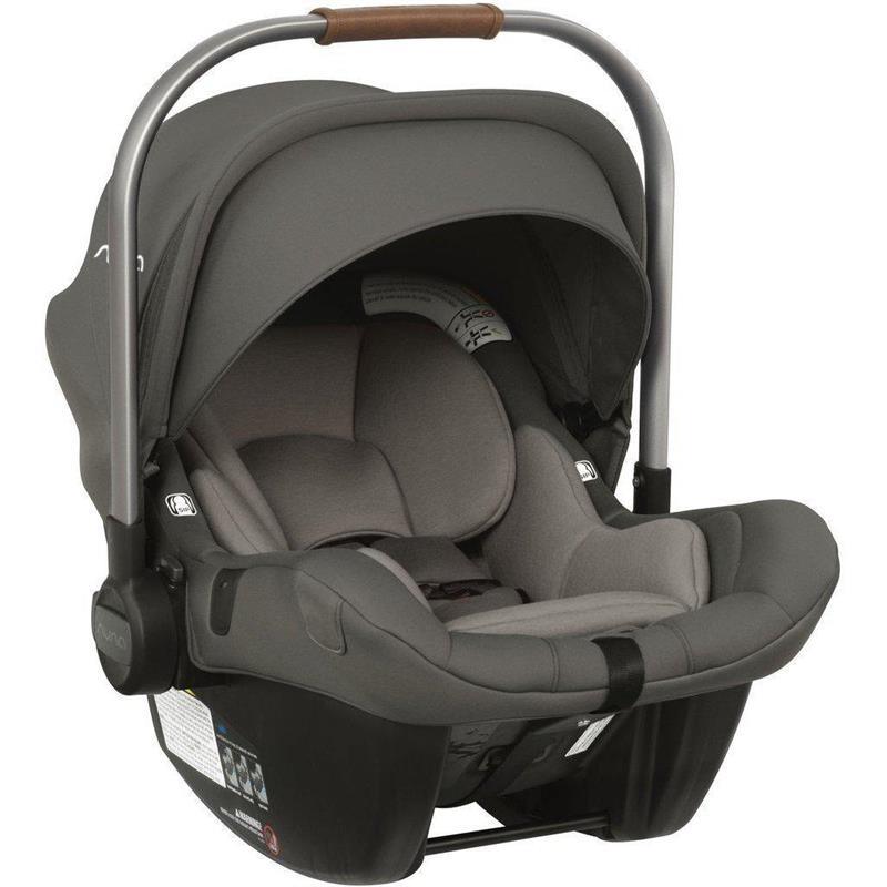 Infant Car Seat Gray with Base and Safety Features