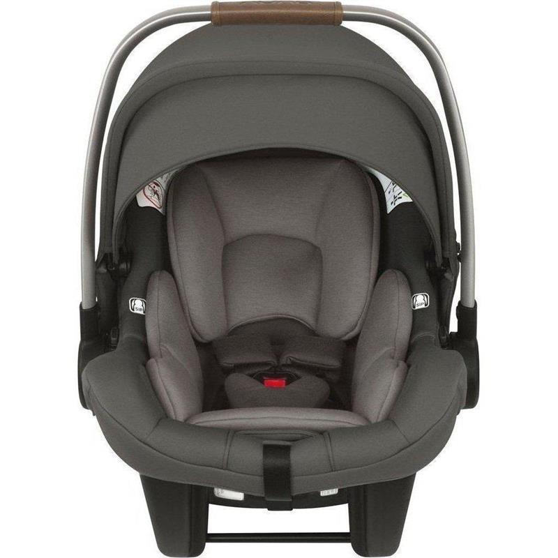 Infant Car Seat Gray with Base and Safety Features 2
