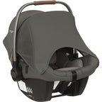 Infant Car Seat Gray with Base and Safety Features 3
