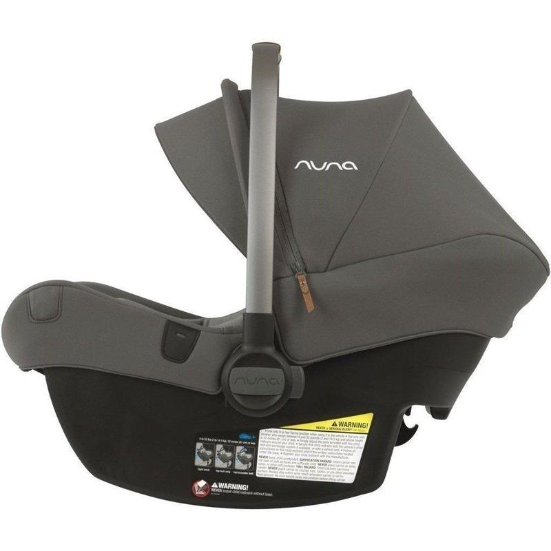 Infant Car Seat Gray with Base and Safety Features 4