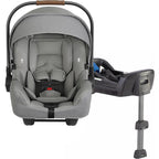 Infant Car Seat with Base and Safety Features, Gray 4