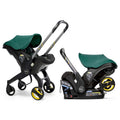 Infant Car Seat with Base and Stroller, Green