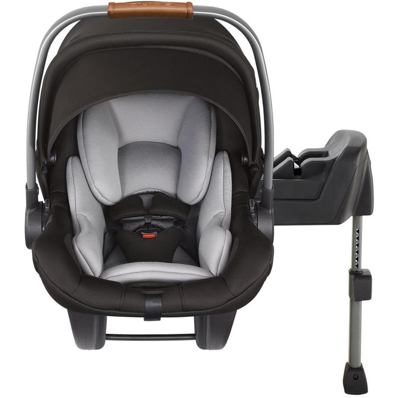 Infant Car Seat with Base in Black, Lightweight Design