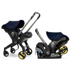 Infant Car Seat with Integrated Stroller and Base, Black