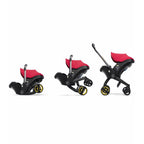 Infant Car Seat with Integrated Stroller, Red 2