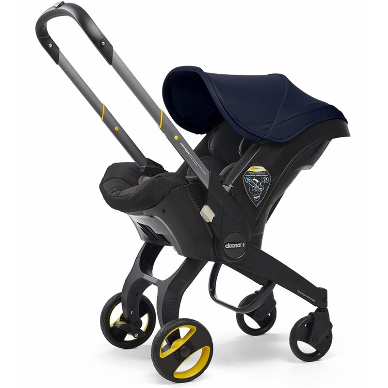 Infant Car Seat with Integrated Stroller and Base, Black 3