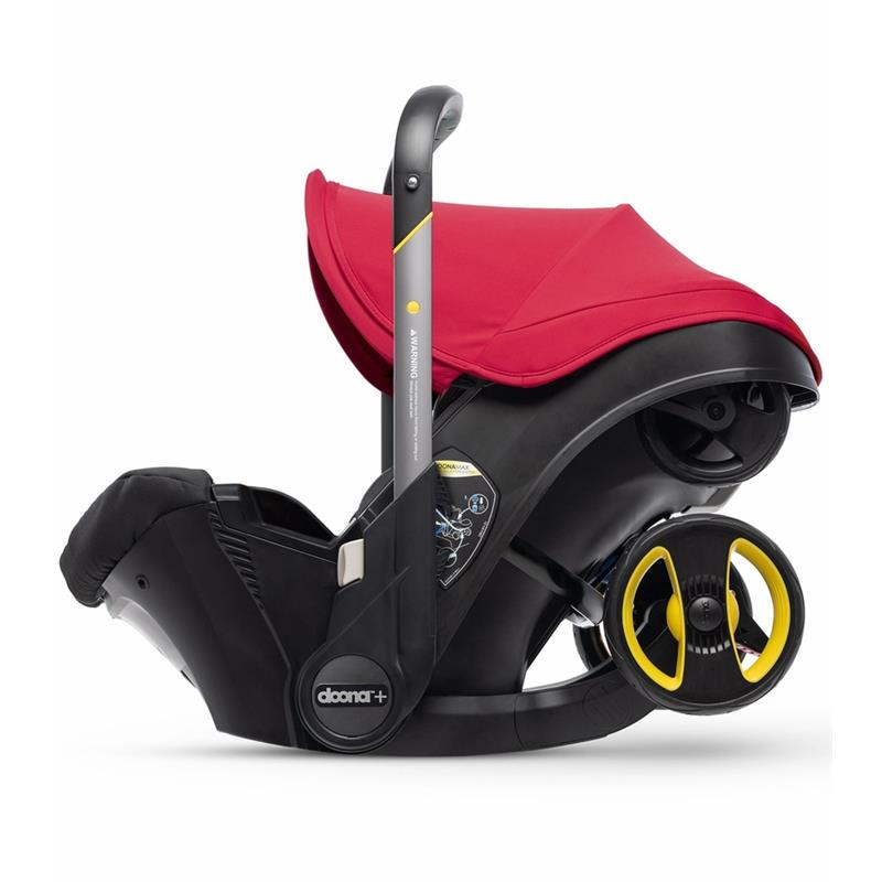 Infant Car Seat with Integrated Stroller, Red 5