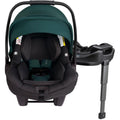 Infant Car Seat with Green Canopy and Lightweight Design