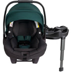 Infant Car Seat with Green Canopy and Lightweight Design