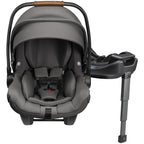Infant Car Seat with Magnetic Harness in Gray