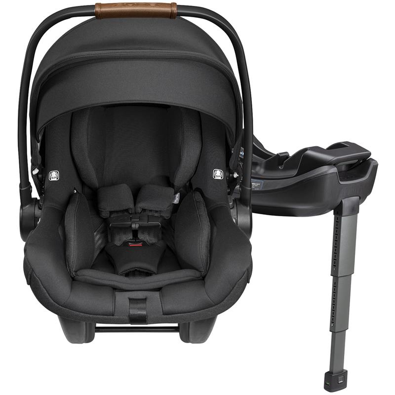 Infant Car Seat with Magnetic Harness in Black
