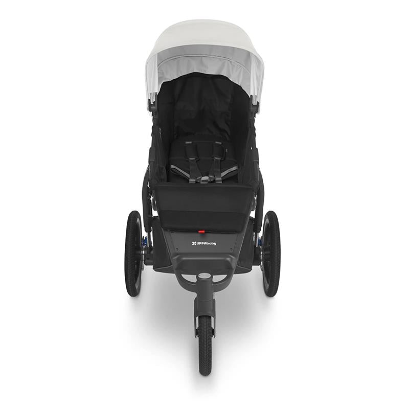 Jogging Stroller with All-Terrain Wheels in White 3