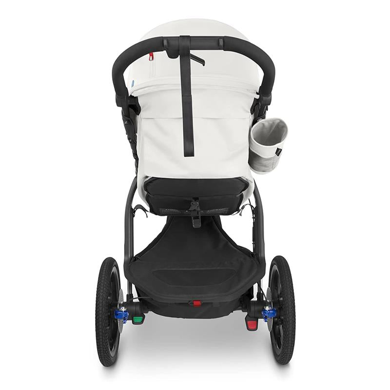 Jogging Stroller with All-Terrain Wheels in White 4